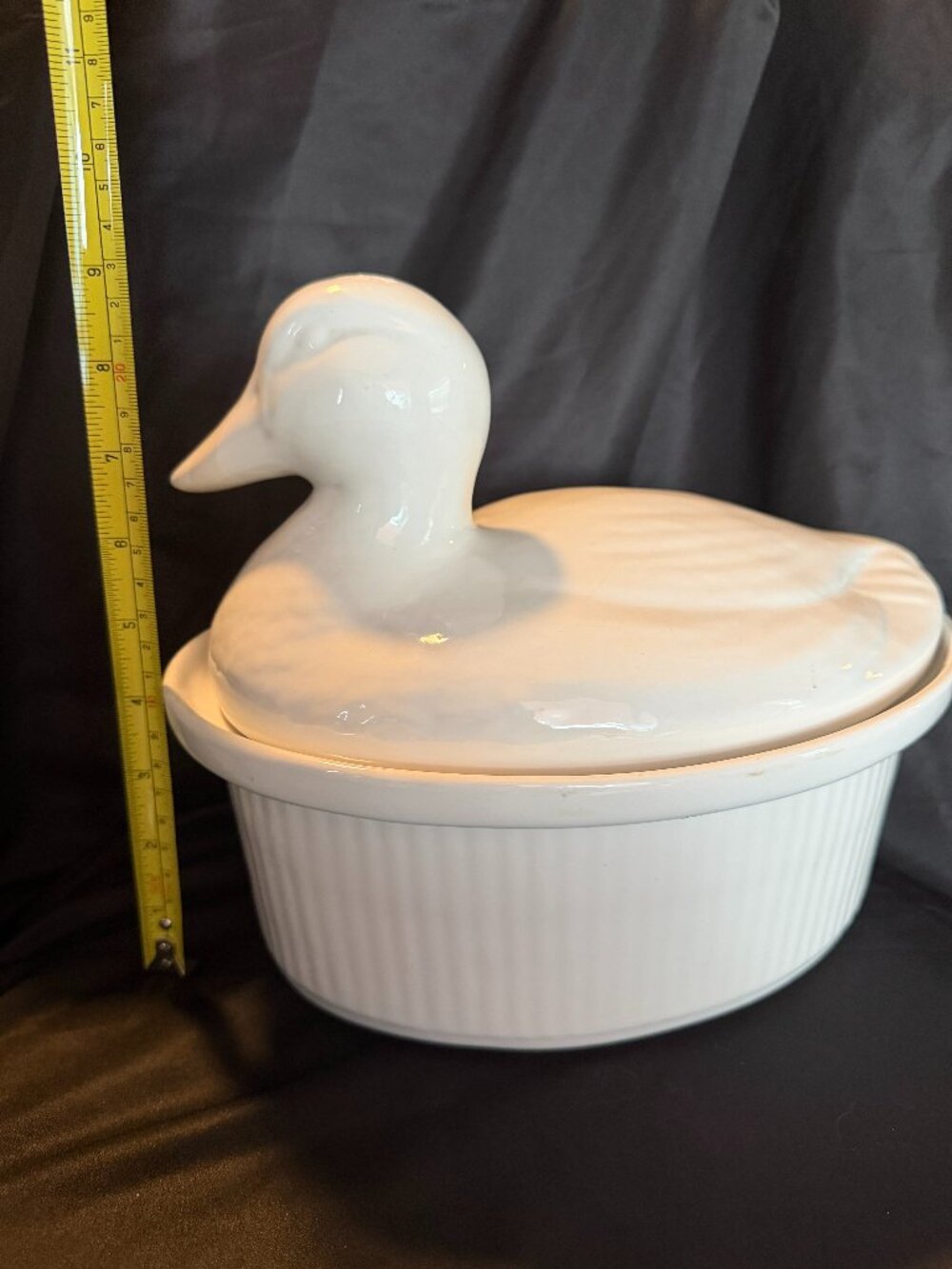 Cottagecore Duck Serving Tureen Casserole Set